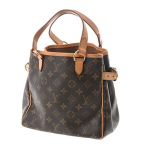 Louis Vuitton Batignolles Canvas Monogram Brown Handbag